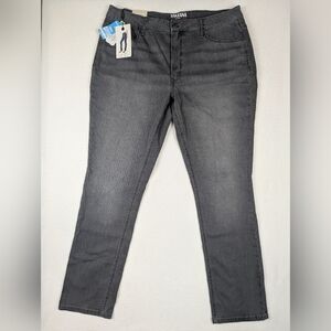 Santana Women's Charcoal Slim Leg High Rise Jeans NWT